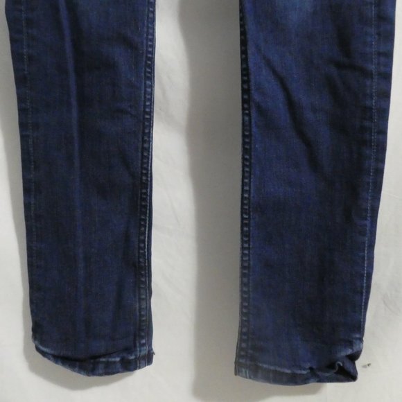& DENIM By H&M Skinny Regular Waist Blue Distressed Denim, size 27 BNWOT - Picture 5 of 15